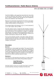 Funkfeuerantennen / Radio Beacon Antenna STA 150 NDB (STA ...