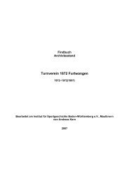 Turnverein 1872 Furtwangen - Institut für Sportgeschichte Baden ...