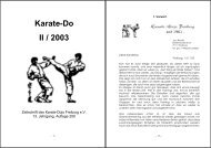 Karate-Do II / 2003 - Karate-Dojo Freiburg