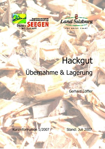 2 Übernahme von Hackgut - Seegen