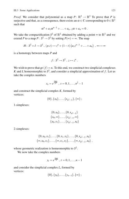 Simplicial Structures in Topology