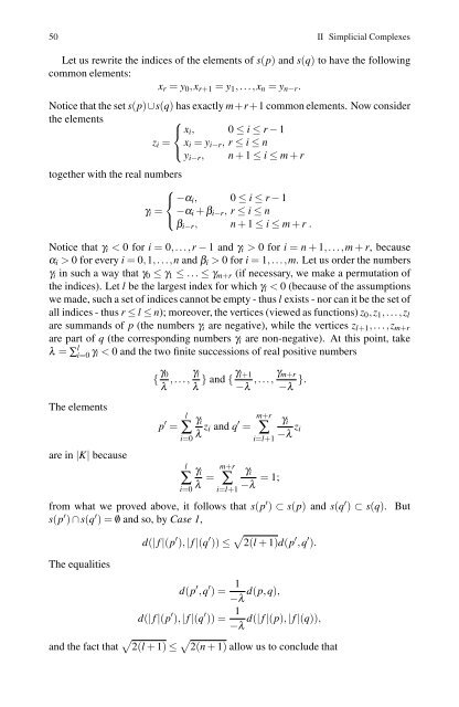 Simplicial Structures in Topology