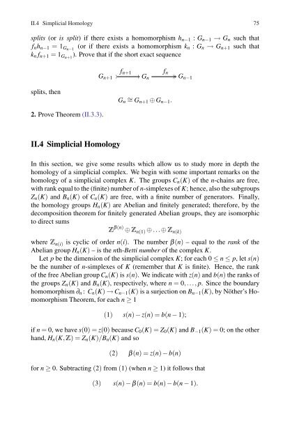 Simplicial Structures in Topology