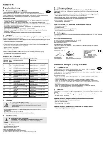 462 121 H5 U5 - Elobau