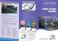 Lilian Fraser Garden brochure - Hornsby Shire Council