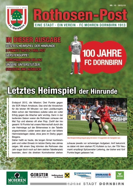 100 JAHre - FC Mohren Dornbirn 1913