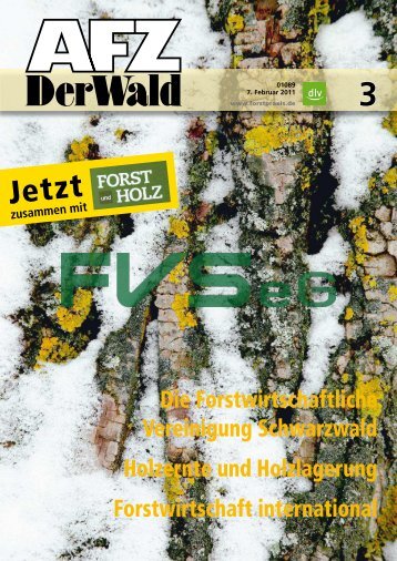 3 - Forstwirtschaftliche Vereinigung Schwarzwald eG