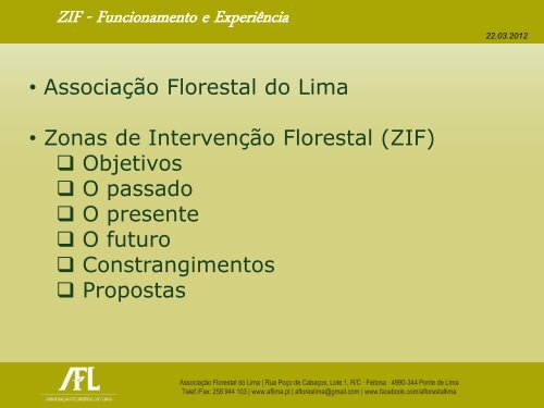 ZIF - Funcionamento e Experiência - Forestis