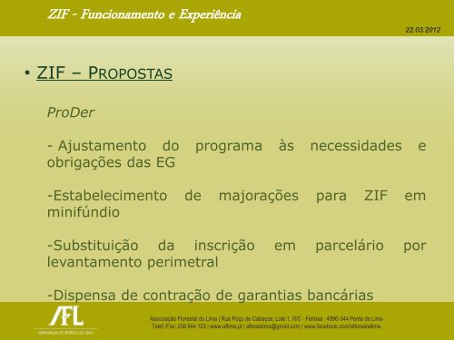 ZIF - Funcionamento e Experiência - Forestis