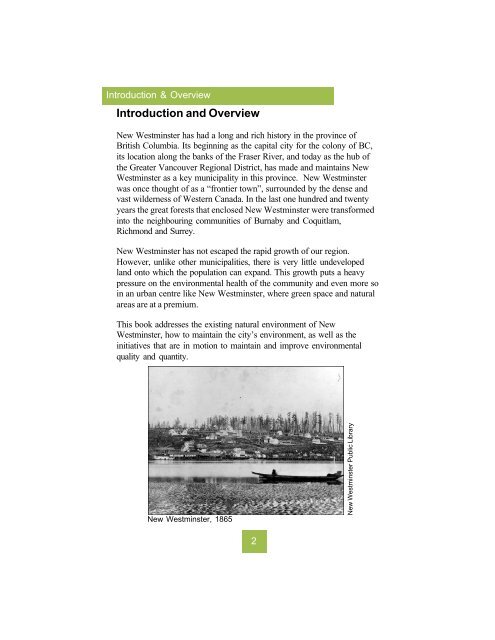 New Westminster Environmental Almanac (2917 ... - Douglas College