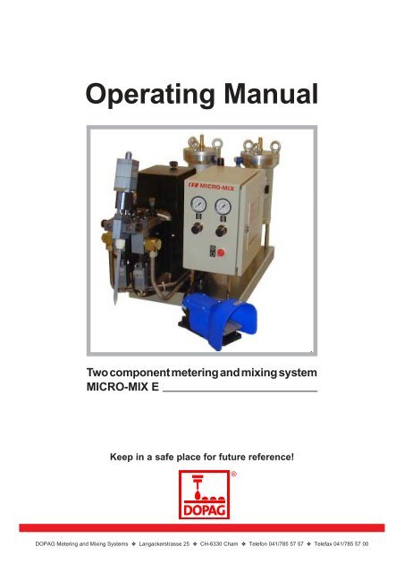 Operating Manual - PCB Technology Elbląg