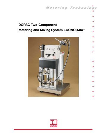 DOPAG Two-Component Metering and Mixing System ECONO-MIX®