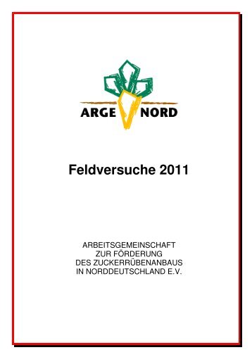 Feldversuche 2011 1 - Arge Nord