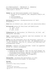 Merkblatt Masterarbeit - Fakultät VI Planen Bauen Umwelt