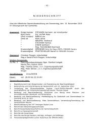 Gemeinderatsprotokoll (73 KB) - .PDF - Schönberg - Land Tirol
