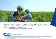 Commercialisation of CCS on CCGT Power Plants - Carbon Capture ...