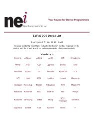 EMP30 DOS Device List - ELS electronic