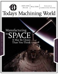 Manufacturing - Today's Machining World