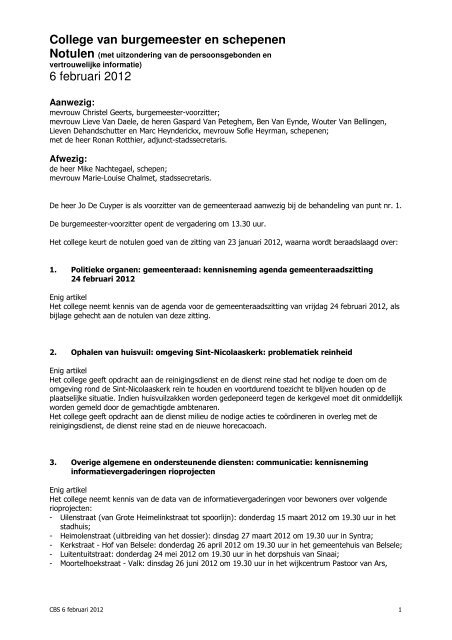 College 2012-02-06.pdf - Stad Sint-Niklaas