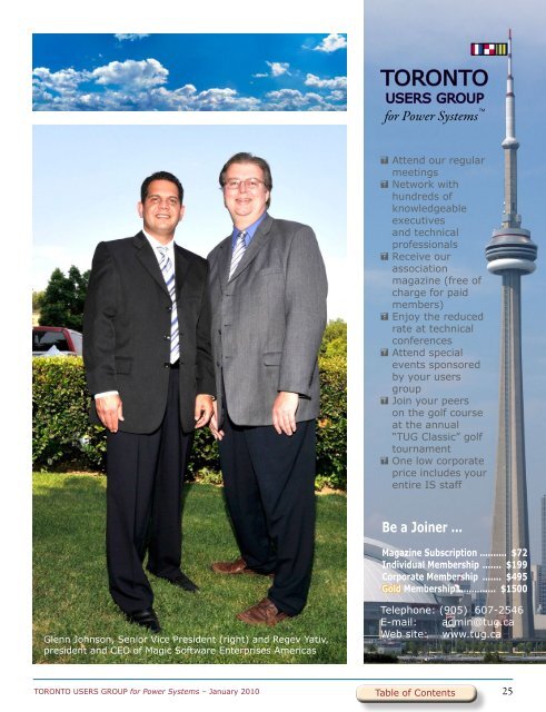 Complete Magazine - PDF (5589K) - Toronto Users Group for Power ...