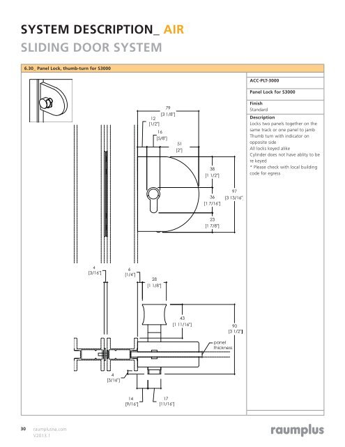 SLIDING DOOR SYSTEM_ AIR PRODUCT LIST - Raumplus