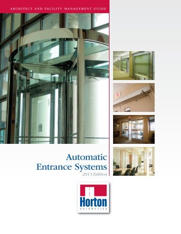 Automatic Entrance Systems - Horton Automatics