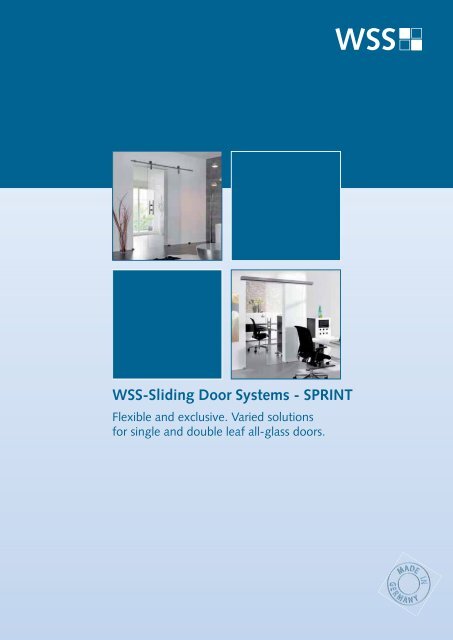 WSS-Sliding Door Systems - SPRINT