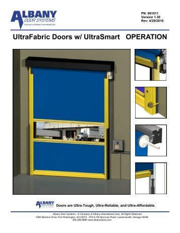 UltraFabric Doors w/ UltraSmart OPERATION - Albany Door Systems
