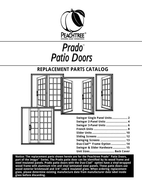 Peachtree Window Size Chart