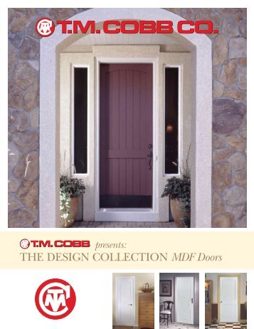 The Design ColleCTion MDF Doors - T.M. Cobb