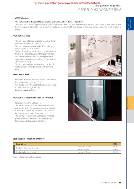 Sliding door Systems - BD Online Product Search