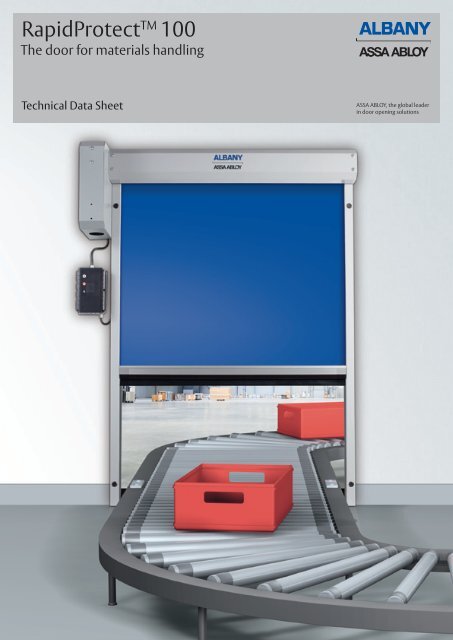 Rapid Protect Tm 100 Albany Door Systems