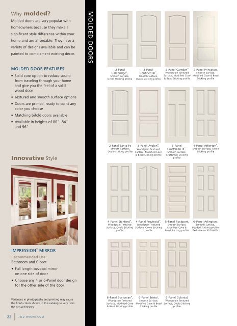 interior doors - JELD-WEN Home Depot Products