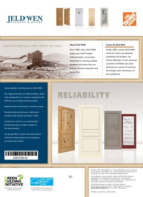 interior doors - JELD-WEN Home Depot Products