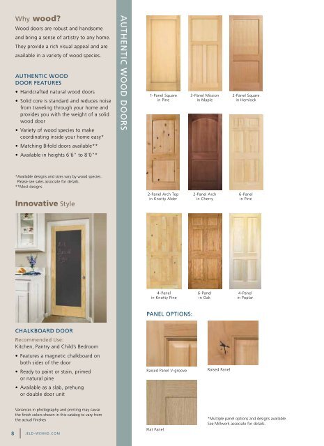 interior doors - JELD-WEN Home Depot Products