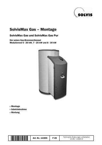 SolvisMax Gas – Montage - PINK.co.at