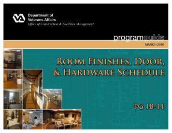 Room Finishes, Door, Hardware Schedule - Office of Construction ...