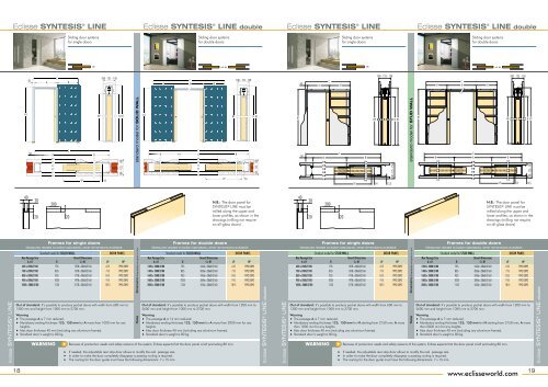 Sliding Pocket Door Systems - Eclisse