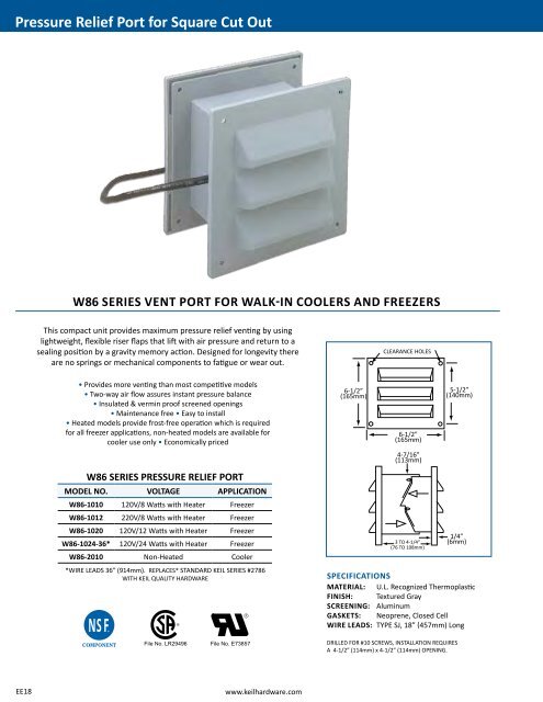 Offset Door Closer Hook Replaces Kason K 1095 Cooler Freezer