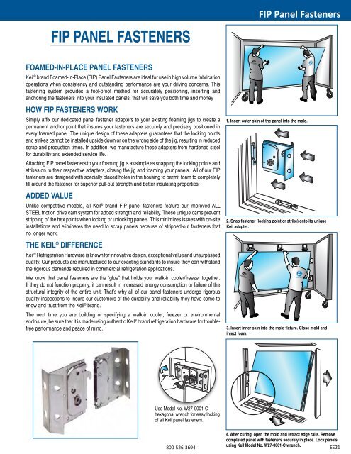 walk-in refrigeration components - Keil | Refrigeration Hardware