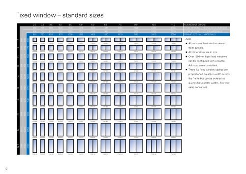 12 Fixed Window Stand