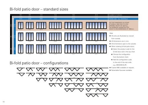 14 Bi Fold Patio Door