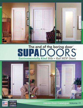 Interior Door Catalogue Volume 11 - Supa Doors