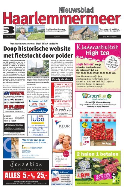 vertrekken harpoen Fruitig Doop historische website met fietstocht door polder - Archief kranten ...