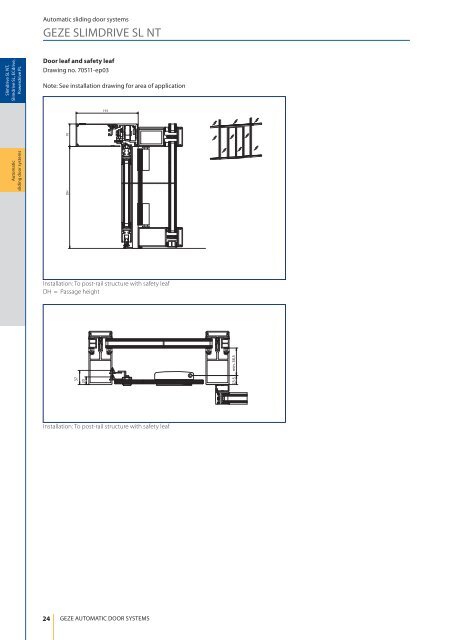 Sliding, Telescopic and Folding Door Systems - Specifile on-line