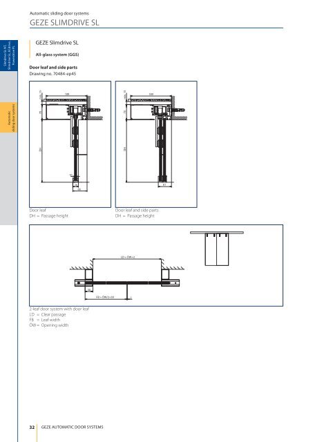 Sliding, Telescopic and Folding Door Systems - Specifile on-line