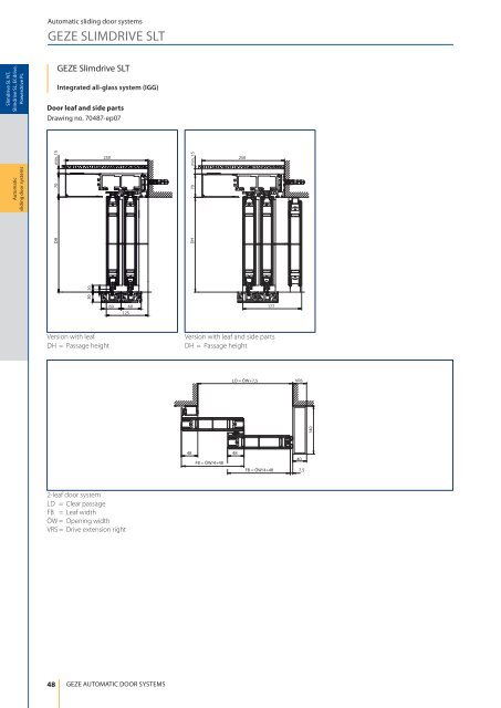 Sliding, Telescopic and Folding Door Systems - Specifile on-line