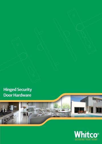 Hinged Security Door Hardware - Whitco