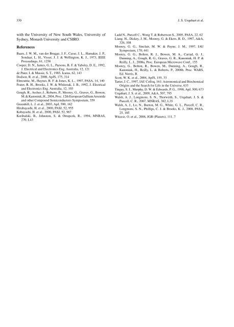 Urquhart et al. 2010. - Australia Telescope Compact Array - Australia ...