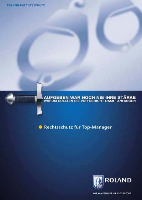 Rechtsschutz für Top-Manager - Roland Rechtsschutz